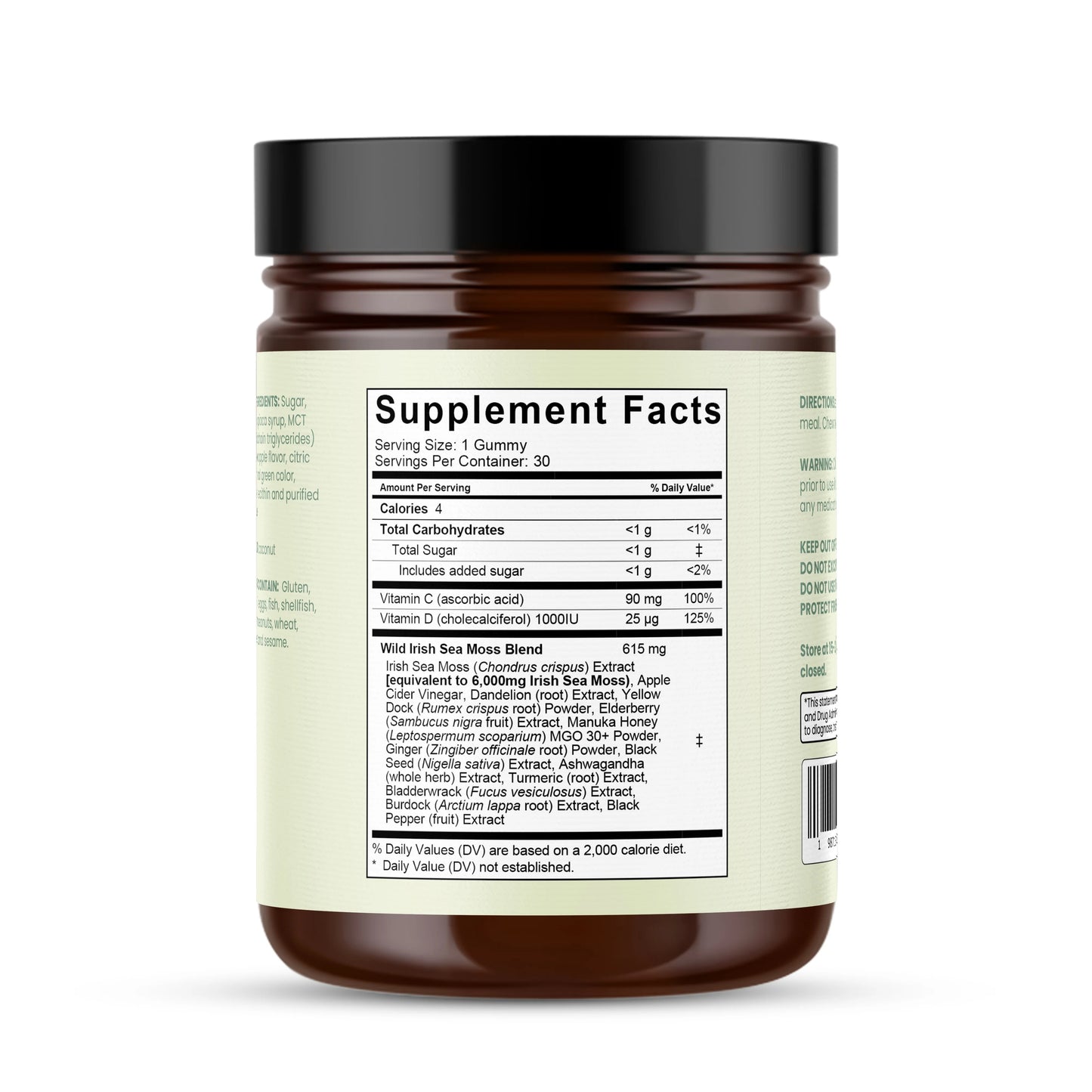 Natural Sea Moss 16-In-1 Gummies