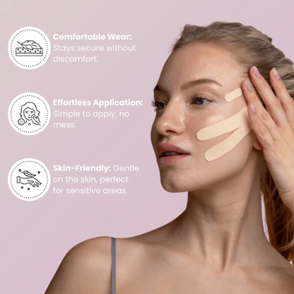 DermaLift™ - Facial Lift Japanese Tapes - Botox Alternative
