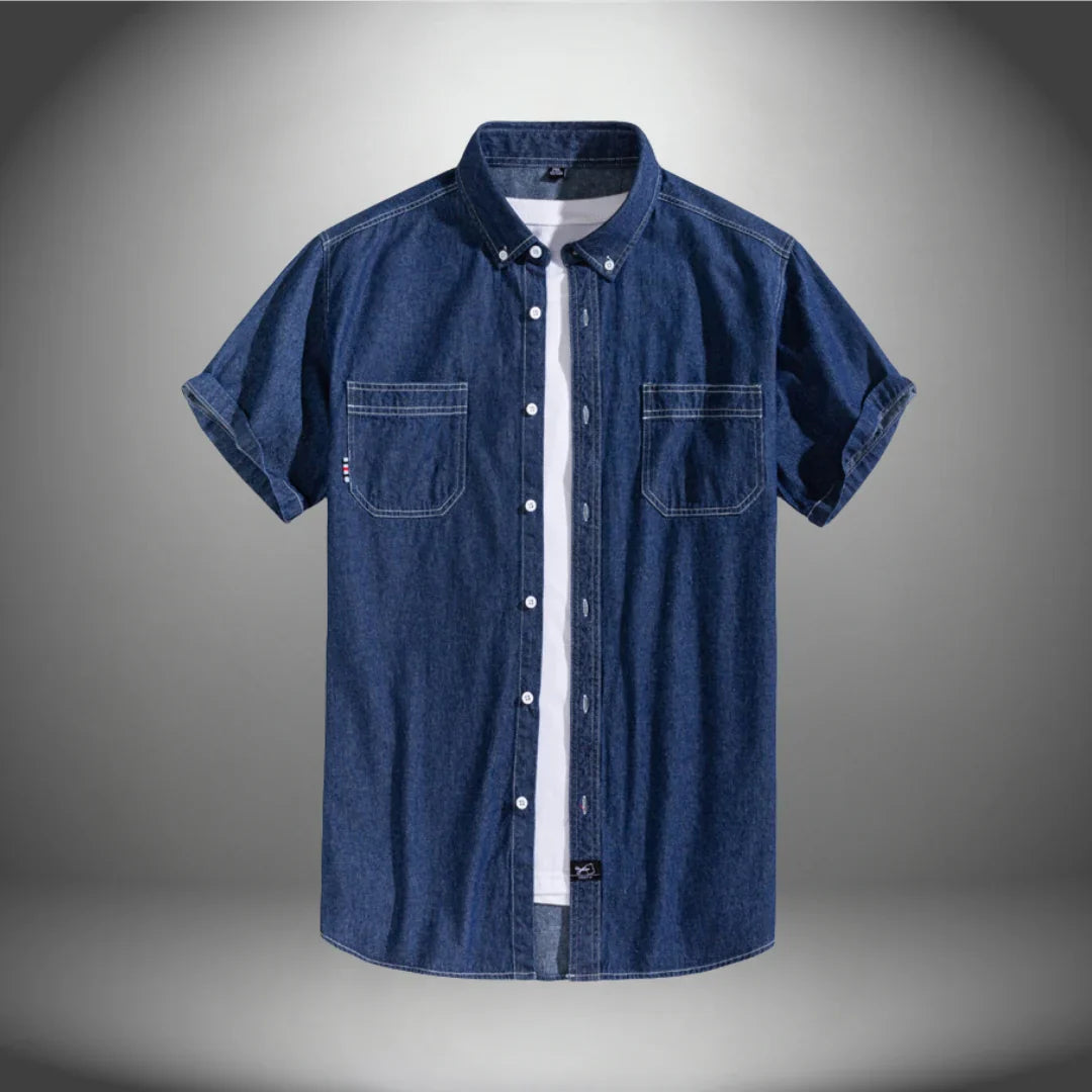 ELYSIAN DENIM BUTTON-UP