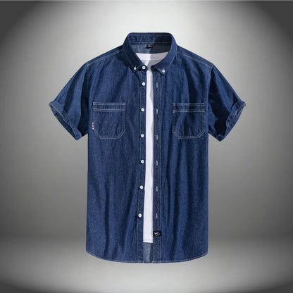 ELYSIAN DENIM BUTTON-UP