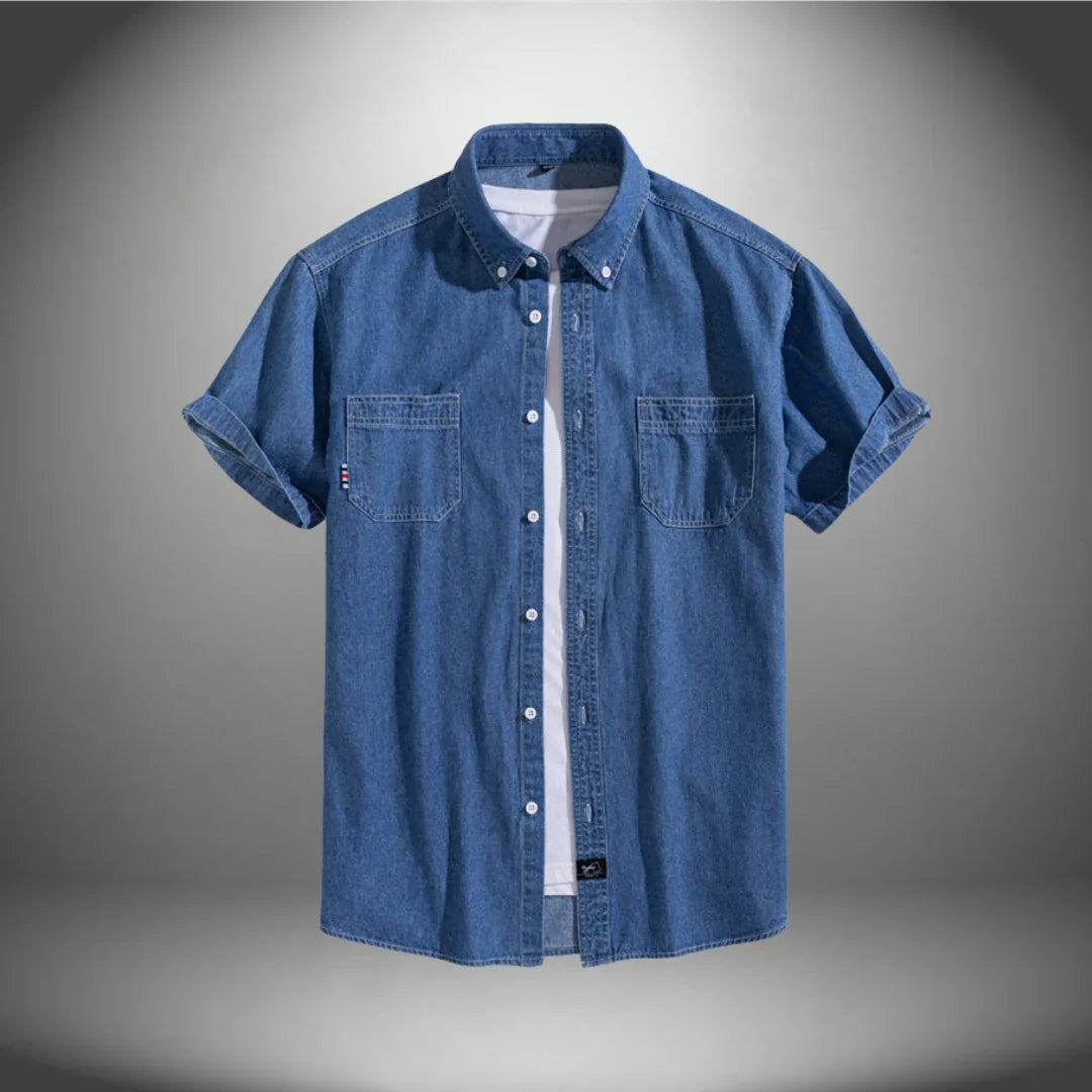 ELYSIAN DENIM BUTTON-UP