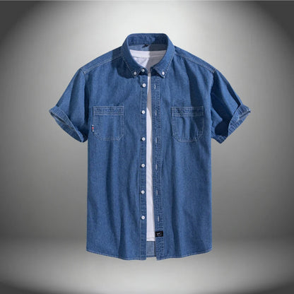 ELYSIAN DENIM BUTTON-UP