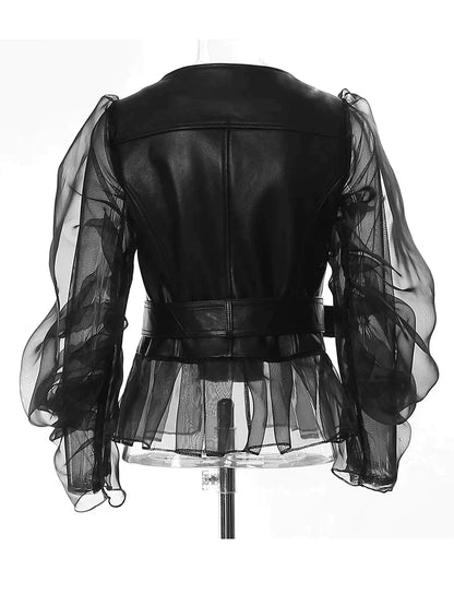 WOMEN'S LEATHER JACKET