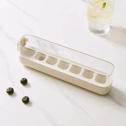 Press-Type Silicone Ice Cube Trays for Home Ice Storage