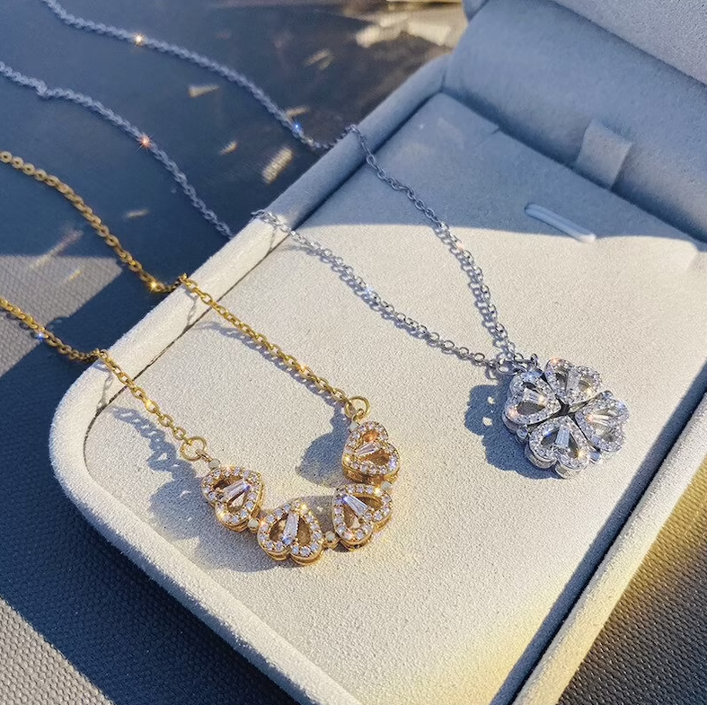 Four Leaf Clover Eternal Love Necklace